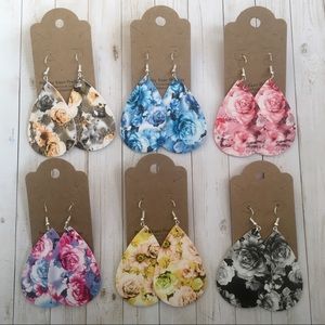 Faux teardrop earrings bundle